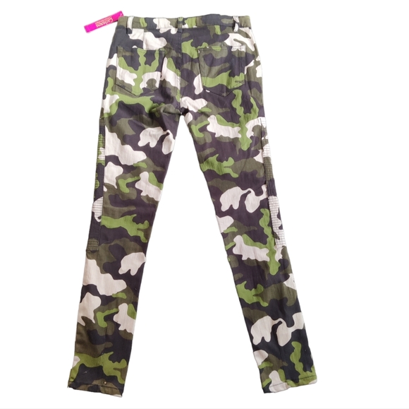 NWT Catherine Malandrino Camouflage Skinny Pants - Picture 5 of 11